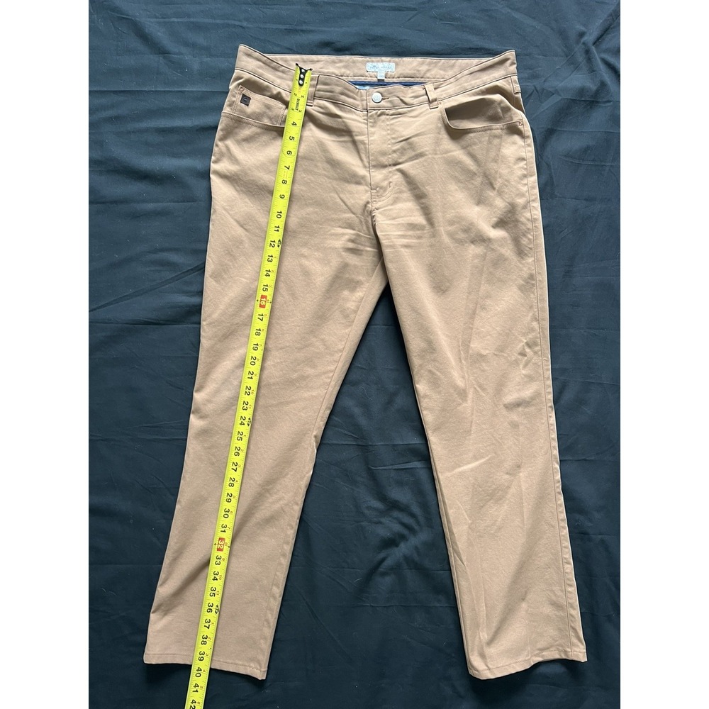 Peter Millar Mens Rusty Tan EB66 Five-Pocket Performance Chino Pants 38/32 - Picture 12 of 13